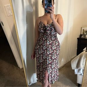 Floral maxi dress